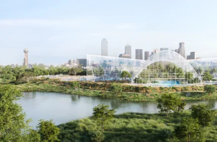 a rendering of Therme Group Dallas.