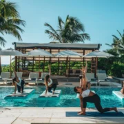 Floating Yoga at UNICO 20º87º Hotel Riviera May