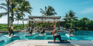 Floating Yoga at UNICO 20º87º Hotel Riviera May