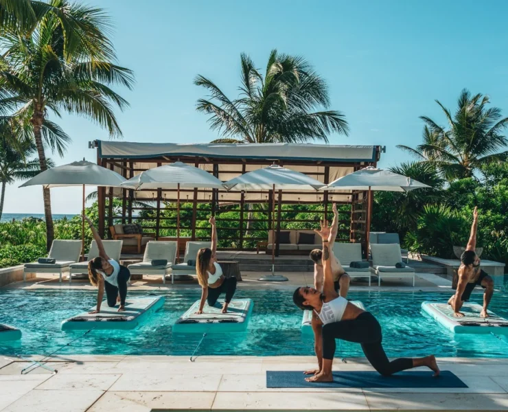 Floating Yoga at UNICO 20º87º Hotel Riviera May
