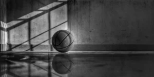 basketball on the ground