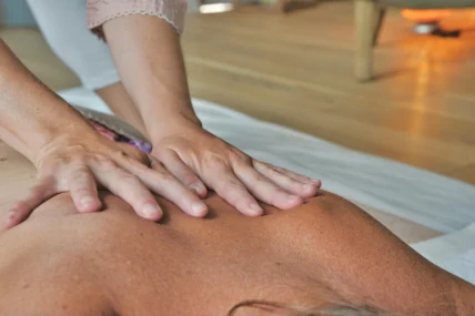 a person getting a massage