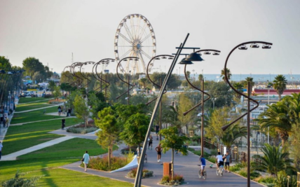 Aerial view of Rimini Wellness in Italy