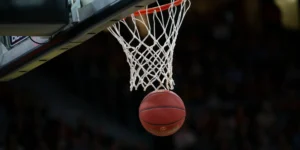 a basketball net and basketball C4