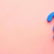 a question mark