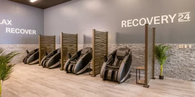Massage chairs at 24 Hour Fitness