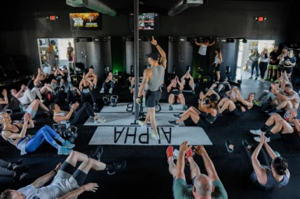 Alpha Fit Club floor