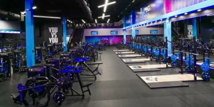 The interior of the new Amped Fitness in Georgia.