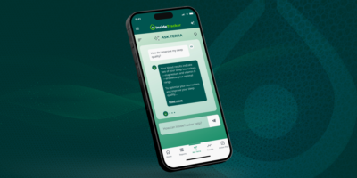 An image of Terra against a green backdrop.