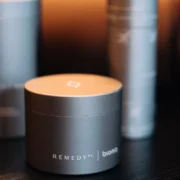 Bioniq x Remedy Place supplement canisters.