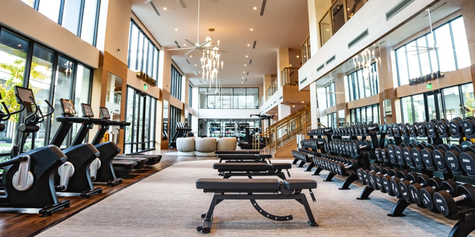 an image of the wellness/training center at The Row at Red Hill.