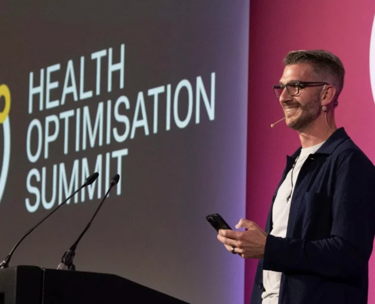 Tim Gray speaks at the Health Optimisation Summit