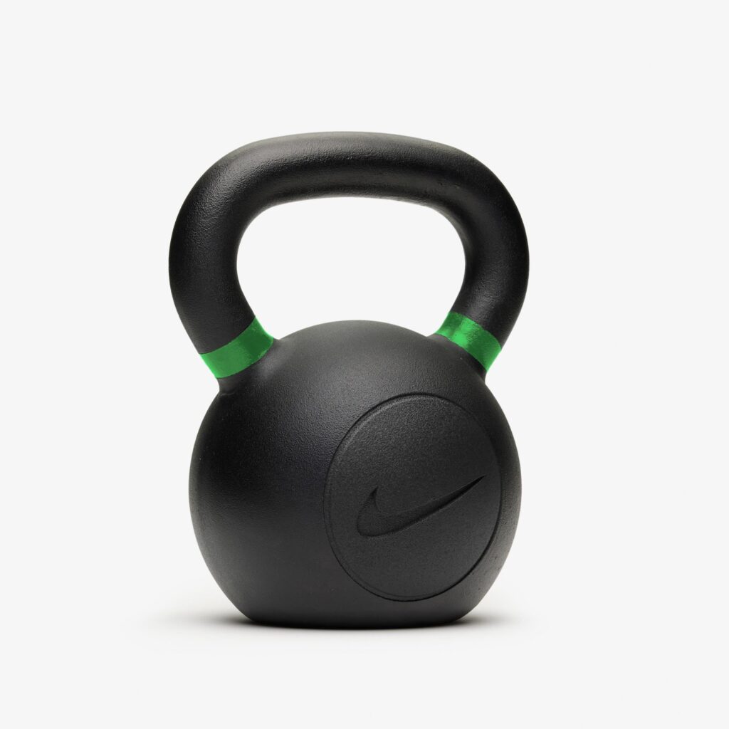 nike black and green kettlebell