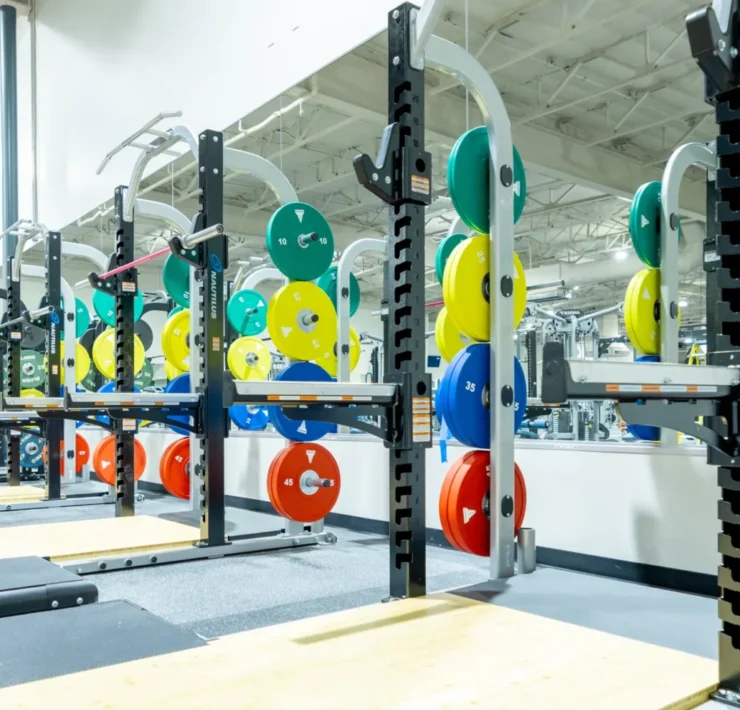 interior of 24 Hour Fitness