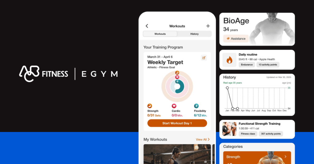 A preview of the EGYM x ABC Fitness partnership from the customer viewpoint.
