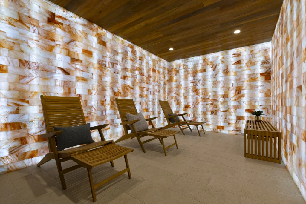 A salt room.