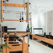 Pilates Reformers in a studio