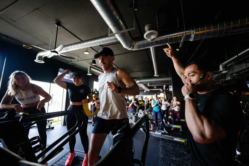 Alpha Fit Club exercisers