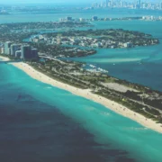 The Miami landscape from above.