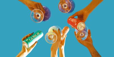 people cheering with Gorgies