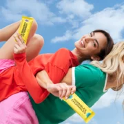women pose with Hormbles Chormbles protein bars