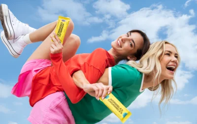 women pose with Hormbles Chormbles protein bars