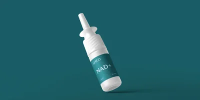 An image of Shed NAD in a nasal spray bottle.