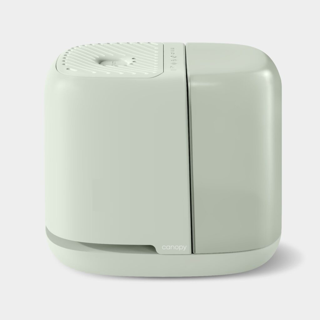 canopy humidifier in jade green