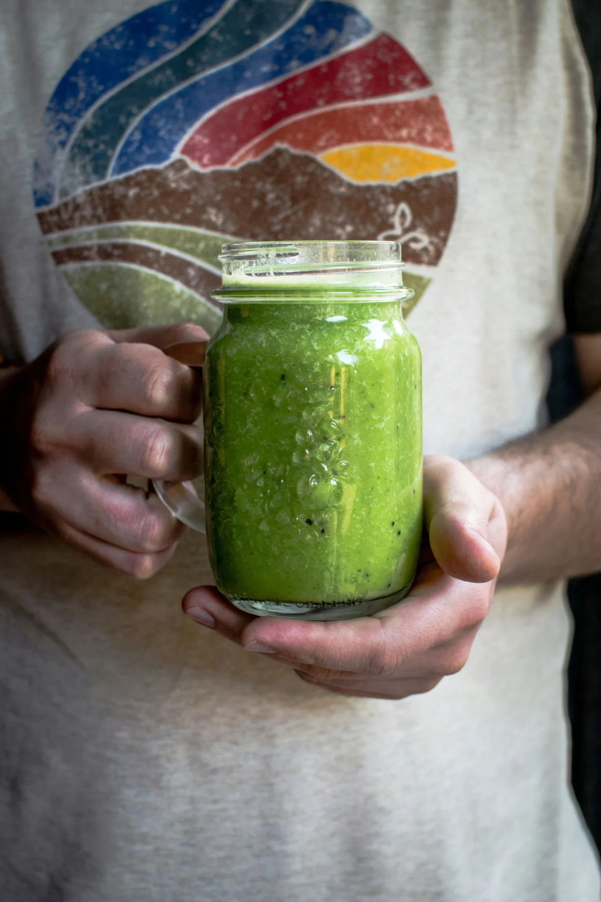 a green smoothie