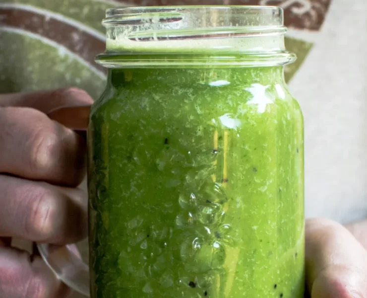 a green smoothie