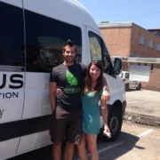 Onus IV Therapy + Longevity people in front of van