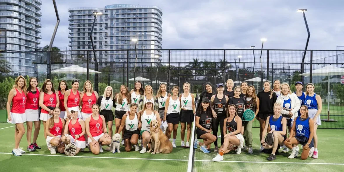 A group shot of the 6 Love Sports League.