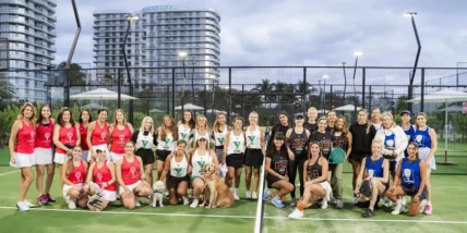 A group shot of the 6 Love Sports League.