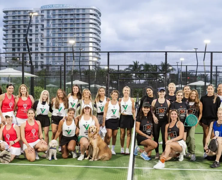 A group shot of the 6 Love Sports League.