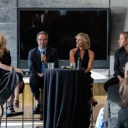 Dr. Matthew Walker speaks on a sleep science panel