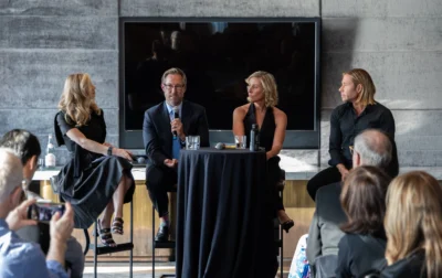 Dr. Matthew Walker speaks on a sleep science panel