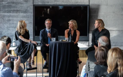 Dr. Matthew Walker speaks on a sleep science panel