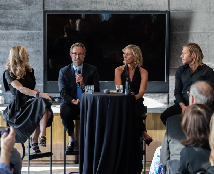 Dr. Matthew Walker speaks on a sleep science panel