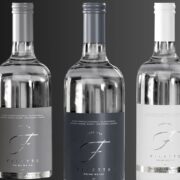 A line-up for Filette mineral water.