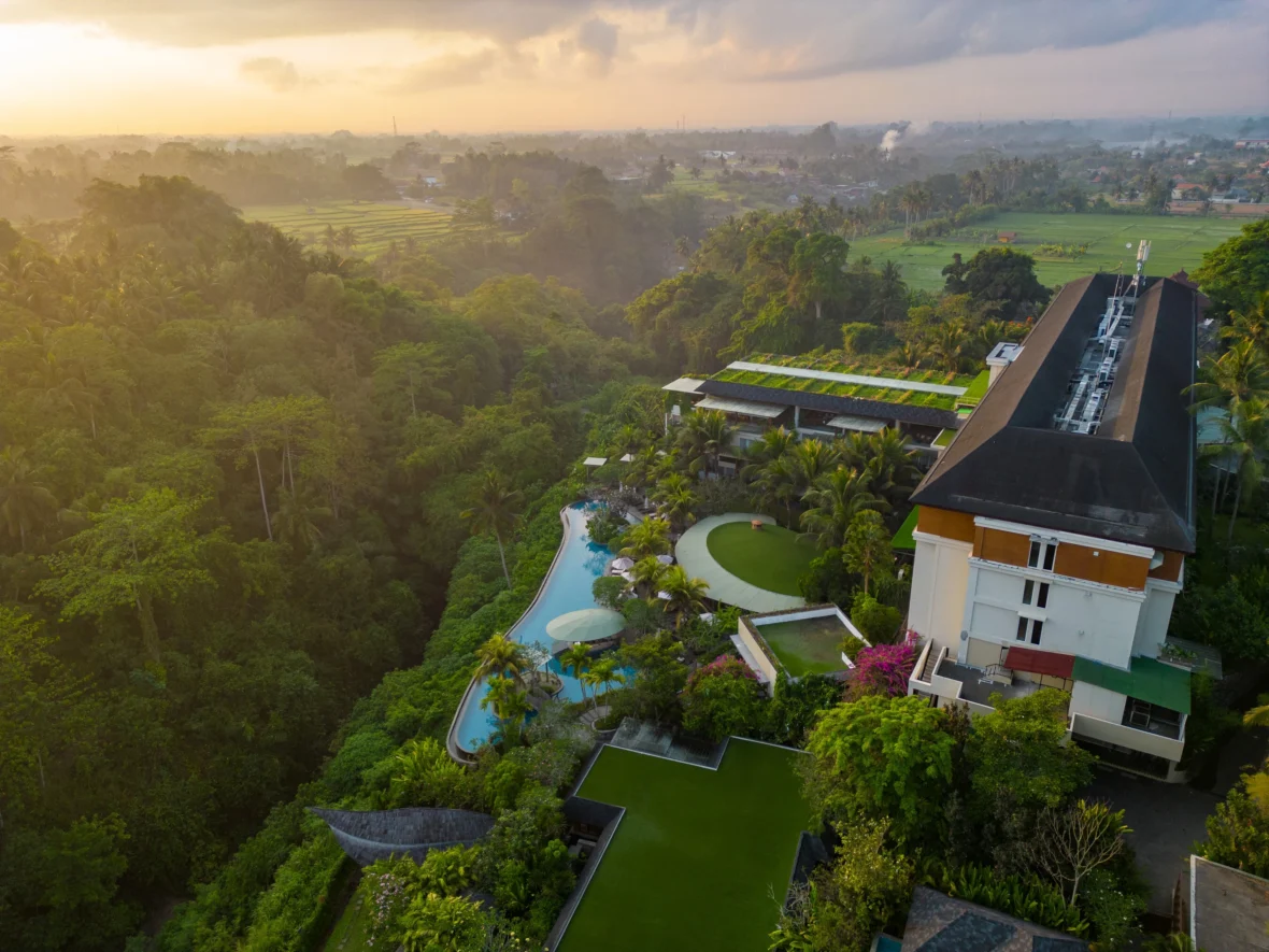aerial shot of The Westin Resort & Spa Ubud, Bali