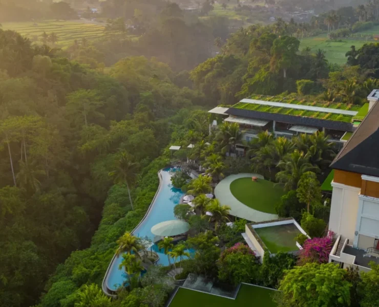aerial shot of The Westin Resort & Spa Ubud, Bali