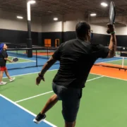 People playing pickleball at Dill Dinkers.