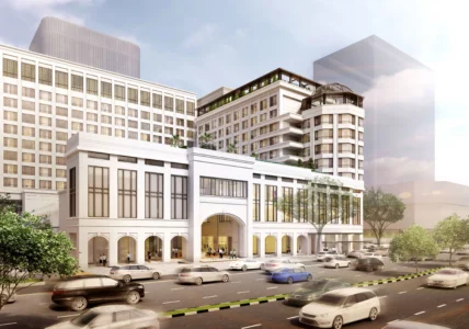 A rendering of Seveno Capital, a new longevity center opening in Singapore.
