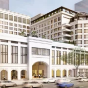 A rendering of Seveno Capital, a new longevity center opening in Singapore.