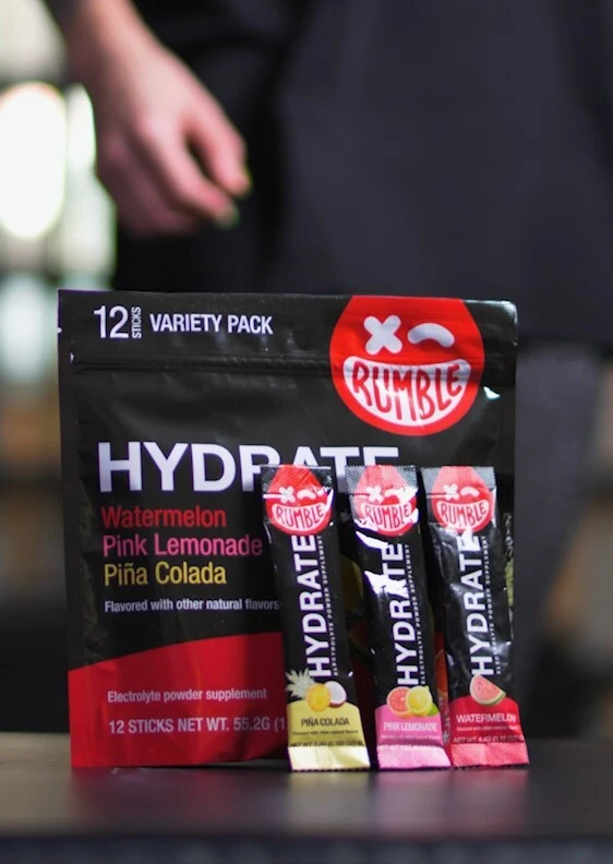 a pack of Halo Hydration sticks 