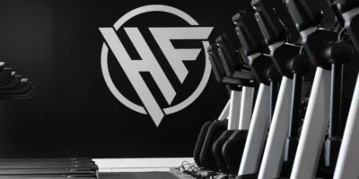 A line of fitness equipment within the Hydrogen Fitness club.