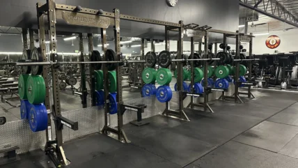 interior rendering of Gold's Gym SoCal NoHo club.