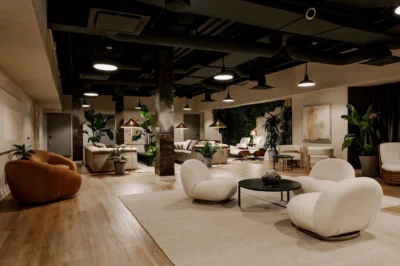 lounge area inside the Continuum Club