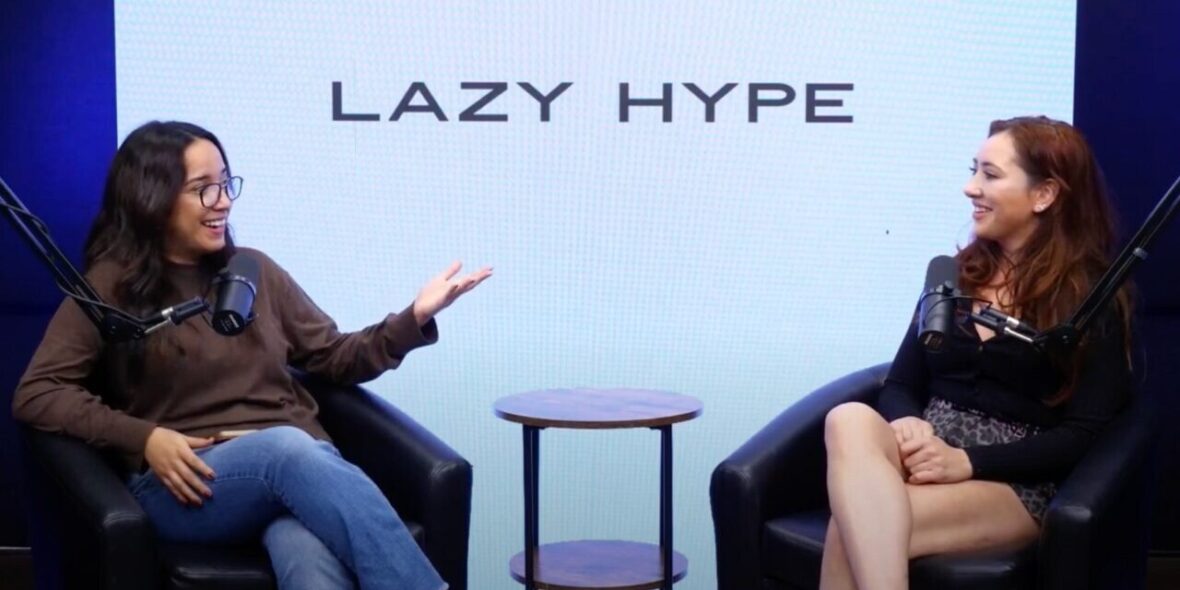 Liz Hernandez, founder of Lazy Hype and host of the new health and wellness podcast, welcomes Violet, founder of New Vibe Gymnastics, as one of her inaugural guests on the Lazy Hype Podcast.