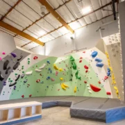 bouldering wall